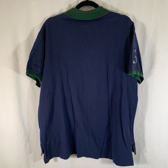 Polo Ralph Lauren Shirt Men's XL Blue Big Pony Short Sleeve COllared 100% Cotton - Picture 6 of 7